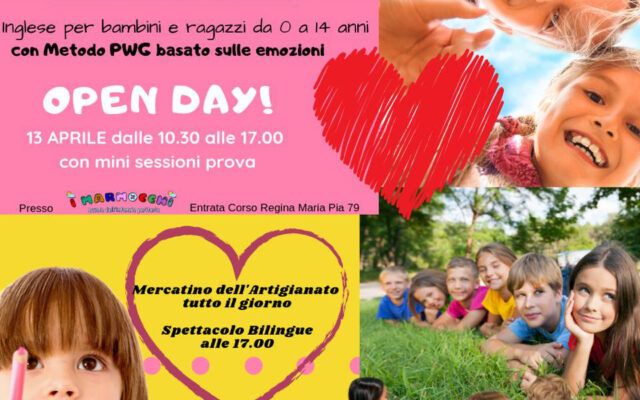 Open Day Aprile 2019 - Play with Gaby - Fun Learning English Roma